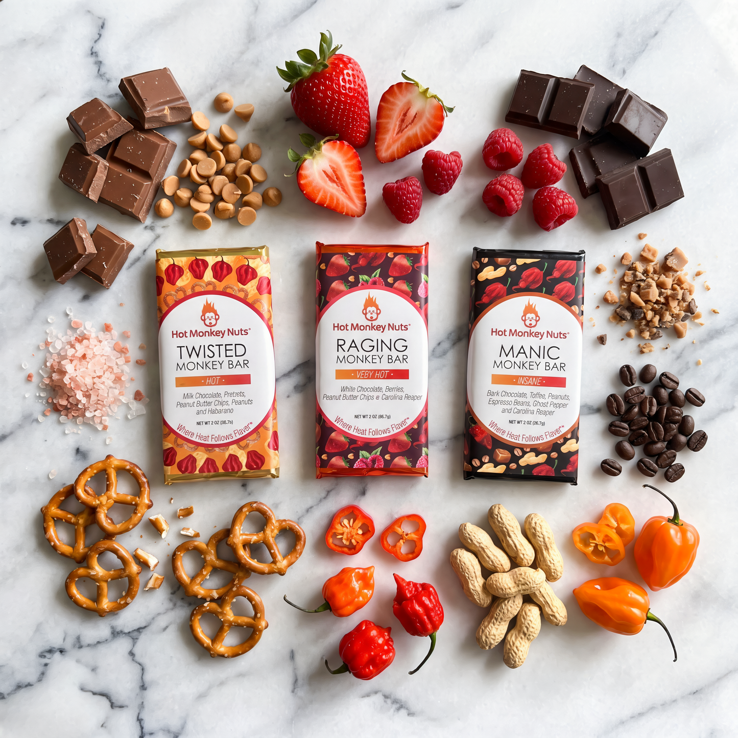 Spicy Chocolate Monkey Bars