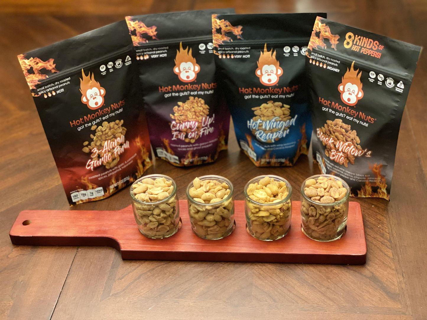 
                  
                    The Pepper-Head Nut Sack - Hot Monkey Nuts
                  
                