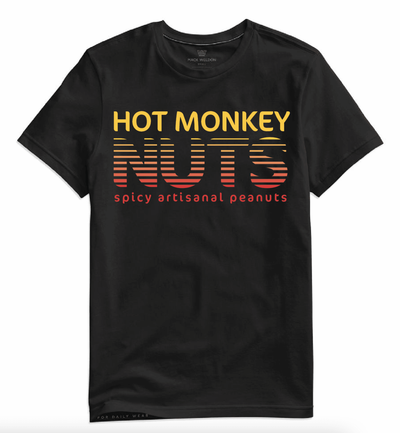 
                  
                    Hot Monkey Nuts T-shirt - 80s Lines T - Hot Monkey Nuts
                  
                