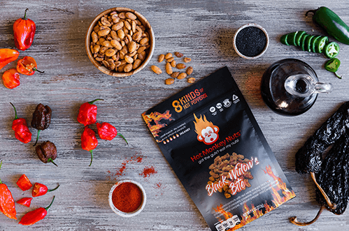 
                  
                    Black Widow's Bite - Hot Monkey Nuts
                  
                